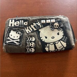 Hello Kitty Black and Gray Kids Wallet